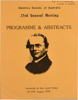 23rd General Meeting Sydney – 1976